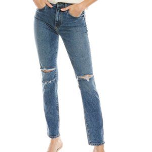 LE JEAN Vivie Lina Wash Slim Stovepipe Jean